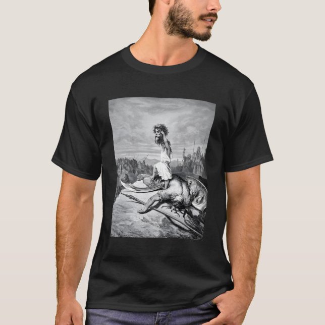 T-shirt David Et Goliath Gustave Dore (Devant)