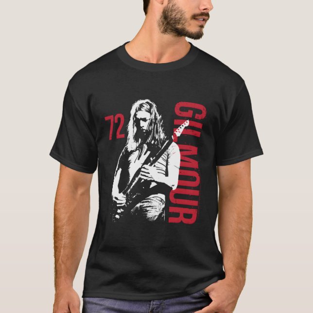 T-shirt David Gilmour Gilmour 72 (Devant)