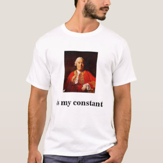 T-shirt David Hume est ma constante
