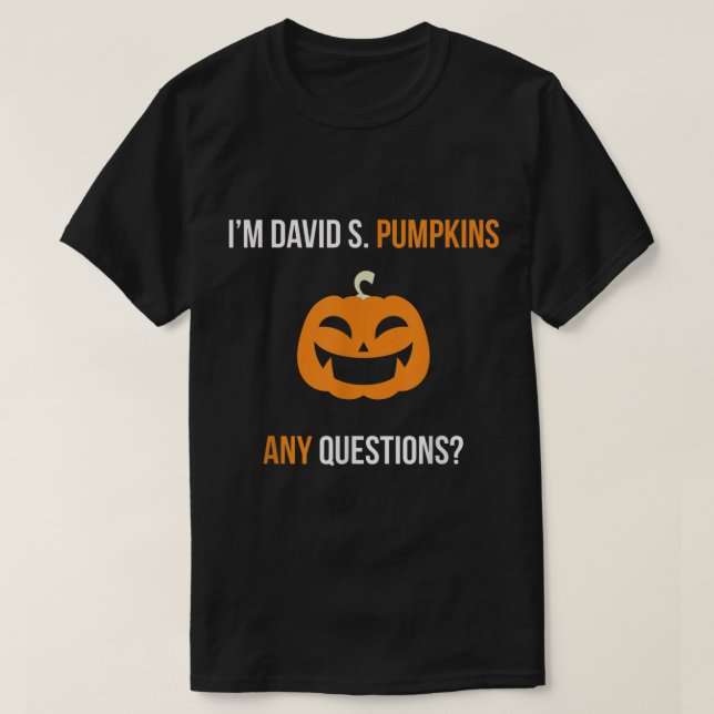 T-shirt David S  (Design devant)