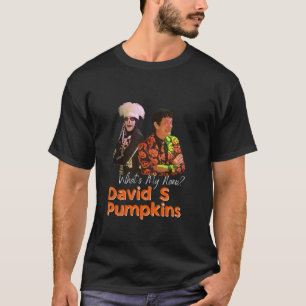 T-shirt David S Citrouille Skeleton Drôle Skit Hommes Vête