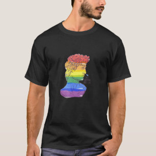 T-shirt David Statue Michelangelo Gay pride Hoo coloré