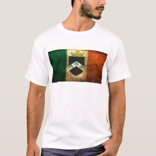 T-shirt Davis Crest Drapeau Irlandais