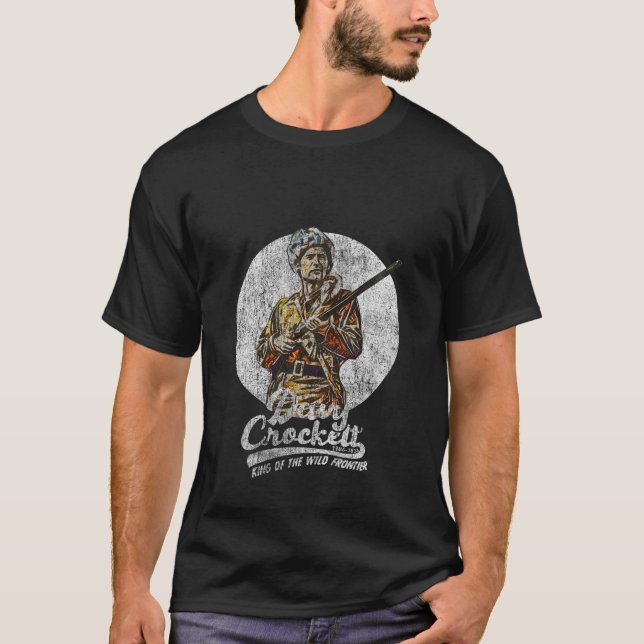 T-shirt Davy Crockett King Of The Wild Frontier (Devant)