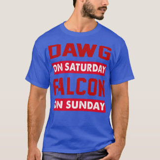 T-shirt Dawg Le Samedi Faucon Le Dimanche Camiseta De Pri