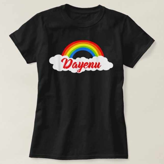 T-shirt Dayenu Passover Song - Dîner Dîner Dîner Drôle Pes (Design devant)