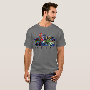 T-shirt Dayton, Ohio en graffiti