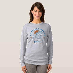 T-SHIRT DAYTONA BEACH FLORIDA VACANCES D'ÉTÉ VAGUES