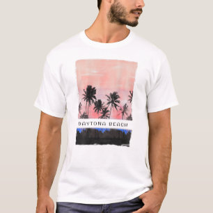 T-shirt Daytona Beach Sunset Vacances Souvenir