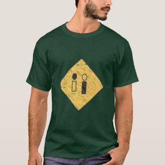 T-shirt DB07 - Logo affligé de plaque de rue - Forest