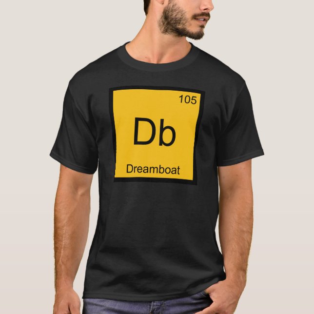 T-shirt Db - Dreamboat Funny Chimie Élément Symbole Tee (Devant)
