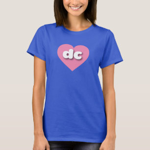 T-shirt dc coeur rose - J'aime dc