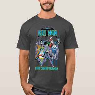 T-shirt DC Comics Batman Voici que vient l'équipe de mécha