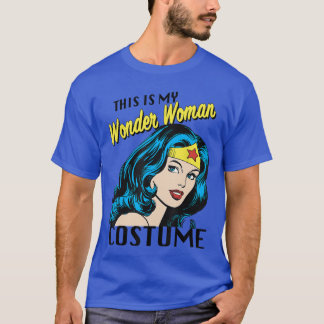T-shirt DC Comics This Is My Wonder Woman Costume Text