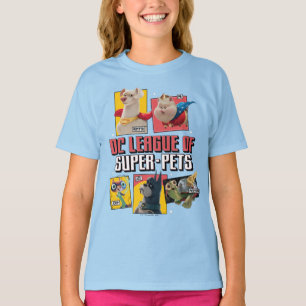 T-shirt DC League of Super-Pets Character Panels