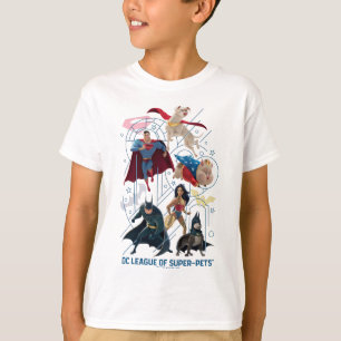 T-shirt DC Trinity Heroes & Super-Pets