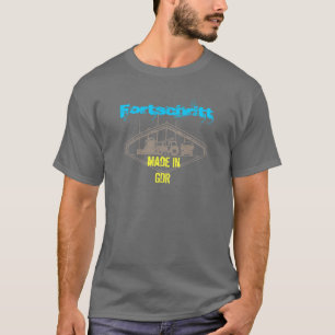 T-shirt DDR Design publicitaire Progrès Machines agricoles