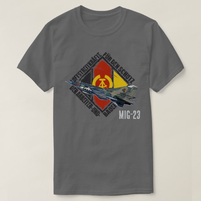 T-SHIRT DDR MIG 23 (Design devant)