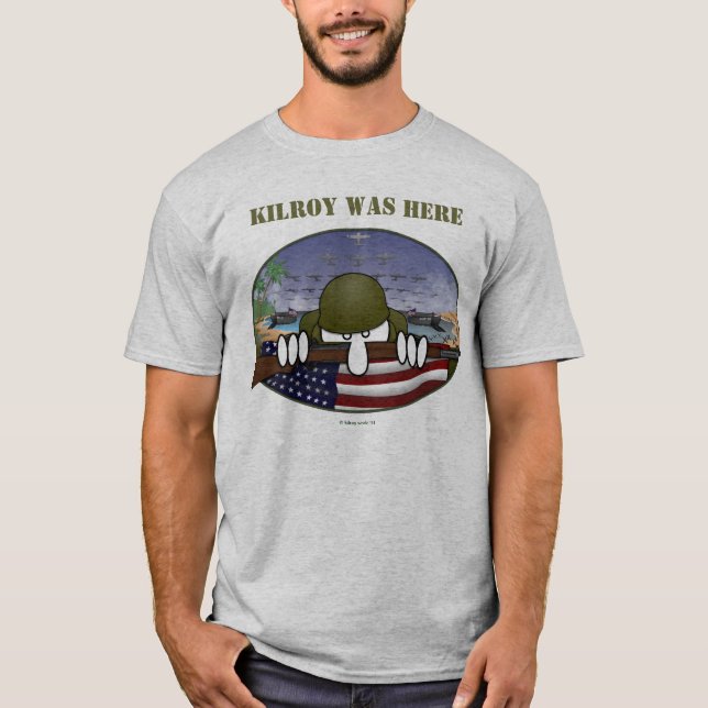 T-shirt de 2ÈME GUERRE MONDIALE Kilroy (Devant)