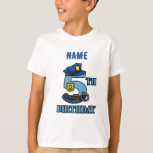 T-shirt de 5 ans de la police