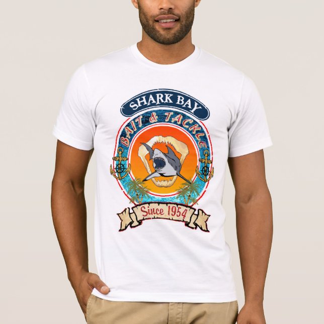 T-shirt de baie de requin (Devant)
