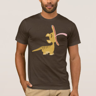 T-shirt de baîllement de Thylacine de bande