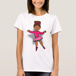 T-shirt de ballerine d'Afro-américain