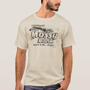 T-shirt "de banque moussue"