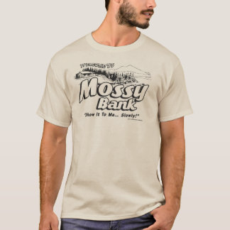 T-shirt "de banque moussue"