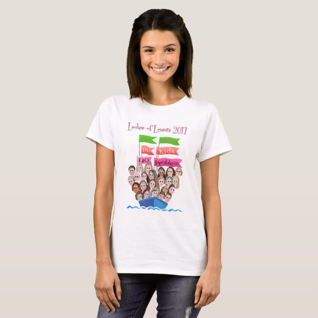 T-shirt de base de dames (Devant entier)