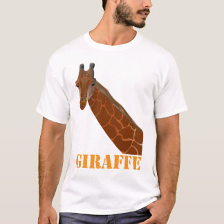 T-shirt de base de girafe