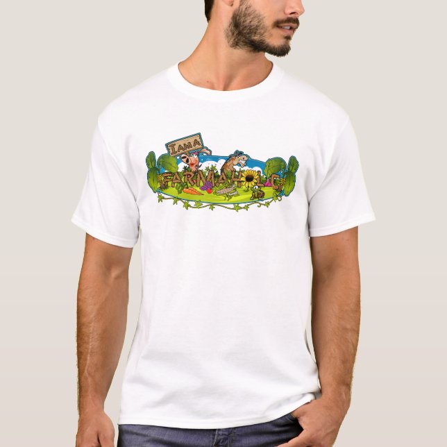 T-shirt de base de logo de Farmaholic (Devant)