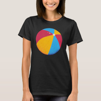 T-shirt de base féminin Beach Ball