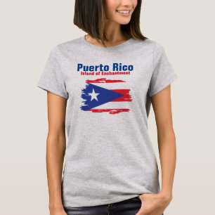T-shirt de base féminin de Porto Rico