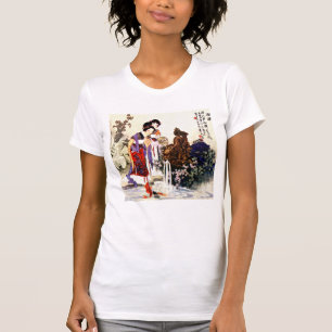 T-shirt de base féminin Dragon Fountain