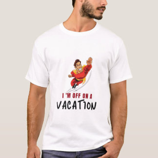 T-shirt de base - Je pars en vacances