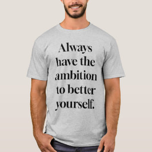 T-shirt de base masculin Ambition
