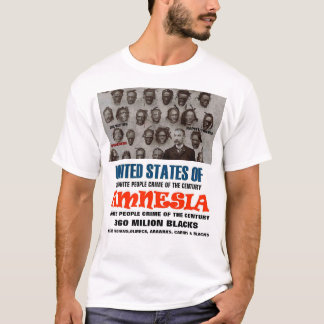 T-shirt de base masculin des ÉTATS-UNIS D'AMNESIE 