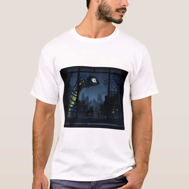 T-shirt de base masculin "Il voit" (Devant)