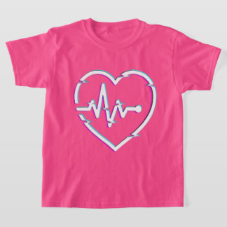 T-shirt de base pour enfants de Heart Check