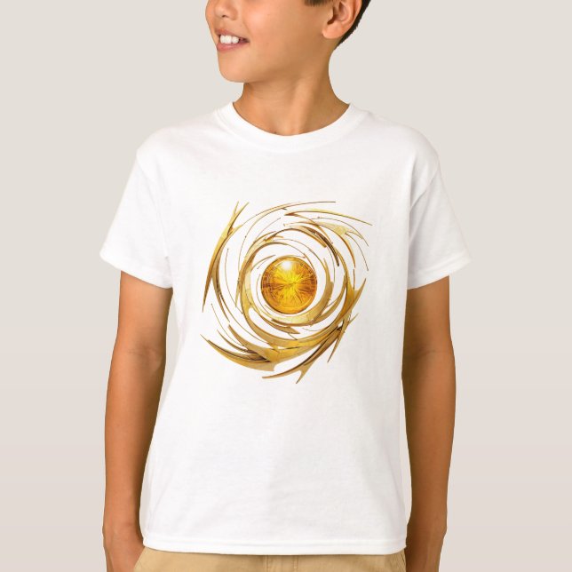 T-shirt de base pour enfants Golden Sun Art (Devant)