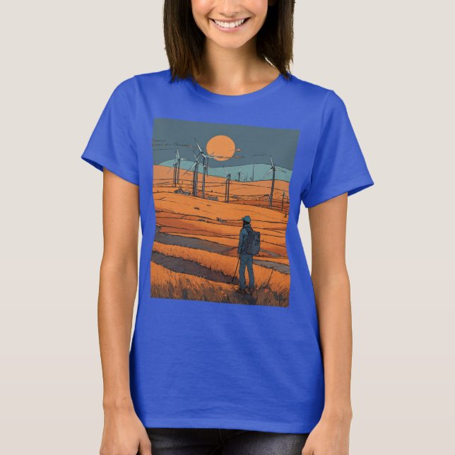 T-shirt de base pour femmes"Charme naturel - Le Ch (Devant)