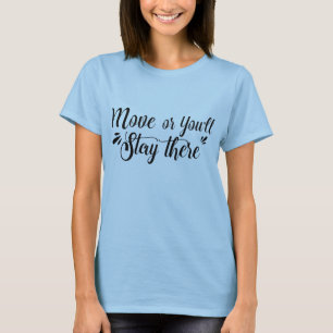 T-shirt de base pour femmes MoveOrYST – Lettres no