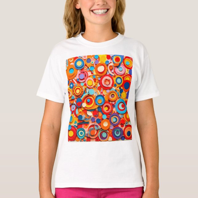 T-shirt de base pour fille (Devant)