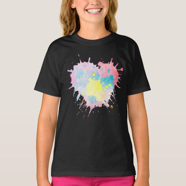 T-shirt de base pour filles (Devant)