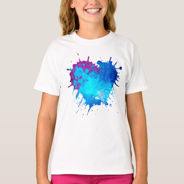 T-shirt de base pour filles (Devant)