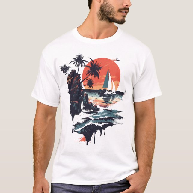 T-shirt de base pour hommes (Devant)