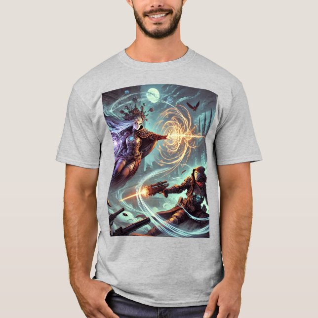 T-shirt de base pour hommes Dans un champ de batai (Devant)