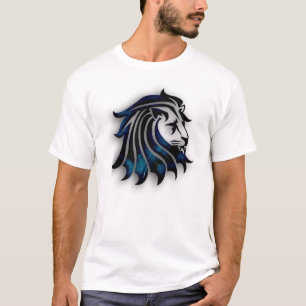 T-shirt de base pour hommes/tribal-lion