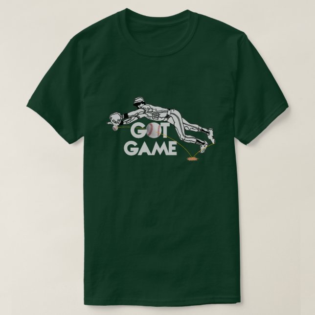 T-Shirt De Baseball (Design devant)